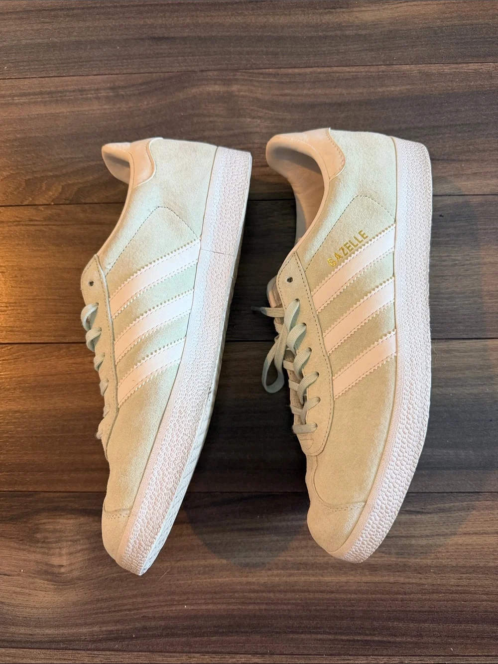adidas Gazelle Men's Suede Sneakers in Mint Green